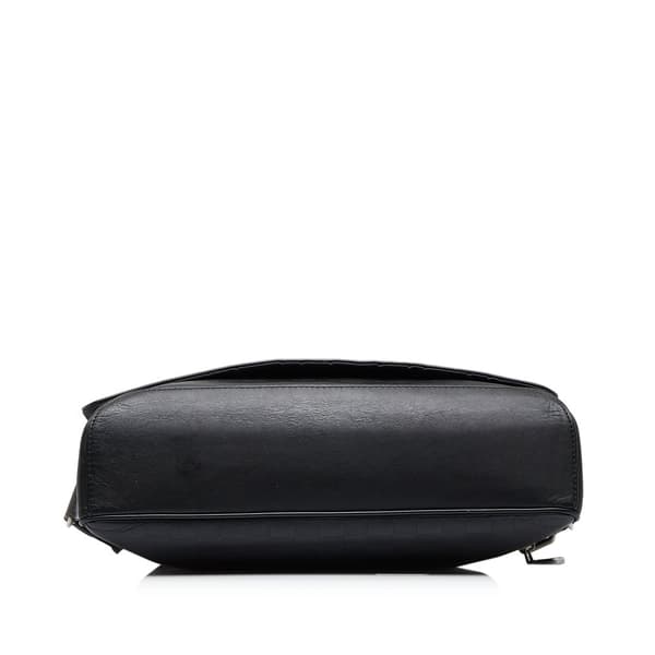 Pre-owned Louis Vuitton Damier Infini District MM Black