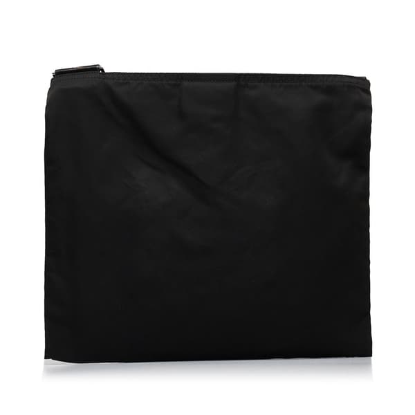 Pre-owned Prada Tessuto Zip Top Crossbody Black