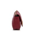 Miniatyrbild 3 av 10: Pre-owned Gucci Super Mini GG Marmont Matelasse Leather Flap Crossbody Red