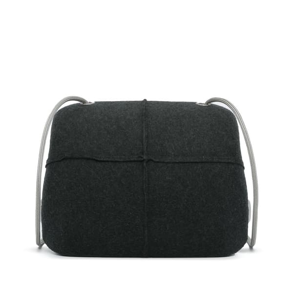 Pre-owned Chanel Wool Limited Edition Crossbody Bag Black