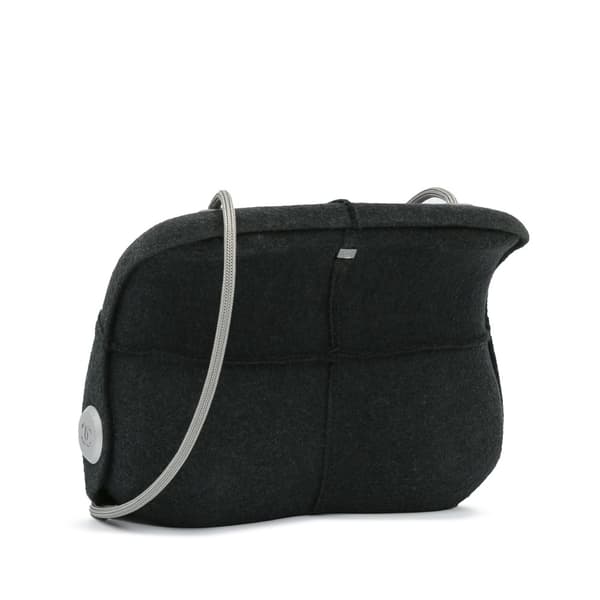 Pre-owned Chanel Wool Limited Edition Crossbody Bag Black
