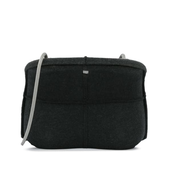 Pre-owned Chanel Wool Limited Edition Crossbody Bag Black