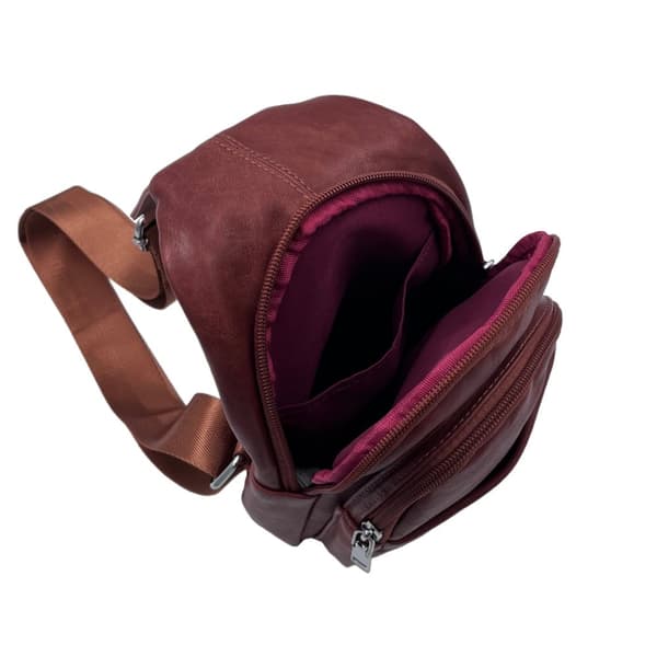 Axelväska crossbody, brun