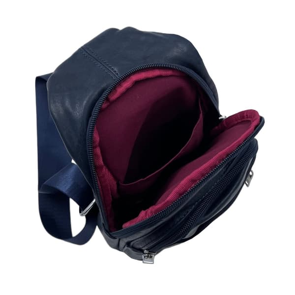 Axelväska crossbody, blå
