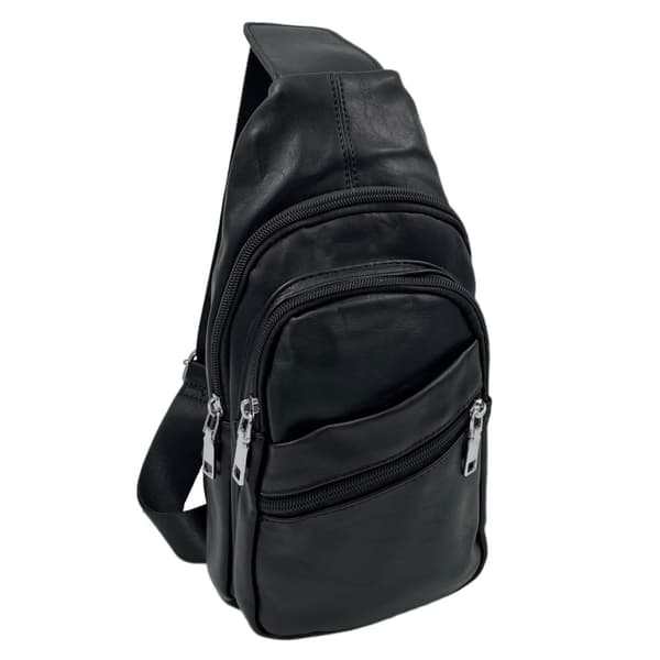 Axelväska crossbody, svart