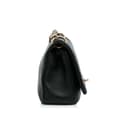 Miniatyrbilde 3 av 10: Pre-owned Chanel Large Lambskin Twist Chain Enamel CC Flap Black