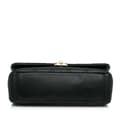 Miniatyrbilde 5 av 10: Pre-owned Chanel Large Lambskin Twist Chain Enamel CC Flap Black