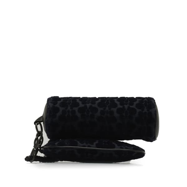 Pre-owned Bottega Veneta Multi-Pouch Butterfly Velvet Crossbody Blue