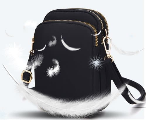 INF Crossbody mobiililaukku Musta