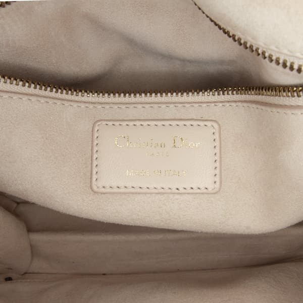 Pre-owned Dior Cannage Dioraddict Crossbody Pink