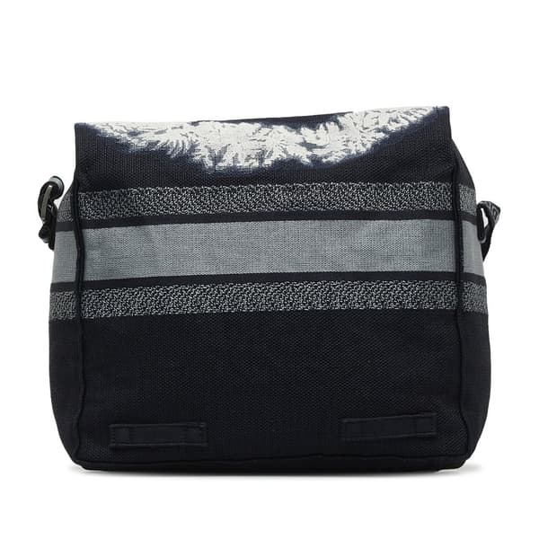 Pre-owned Dior Tie Dye Diorcamp Messenger Bag Blue