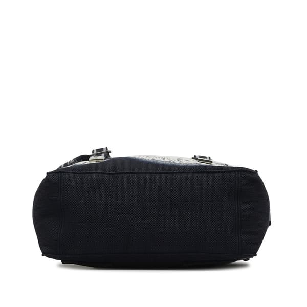 Pre-owned Dior Tie Dye Diorcamp Messenger Bag Blue