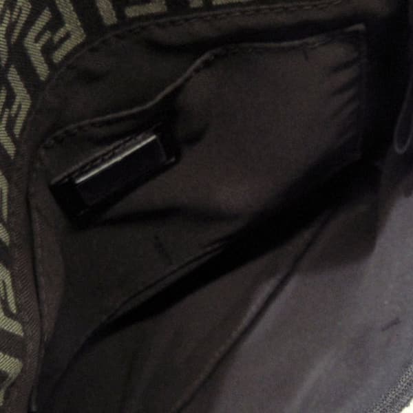 Pre-owned Fendi Zucchino Crossbody Brown