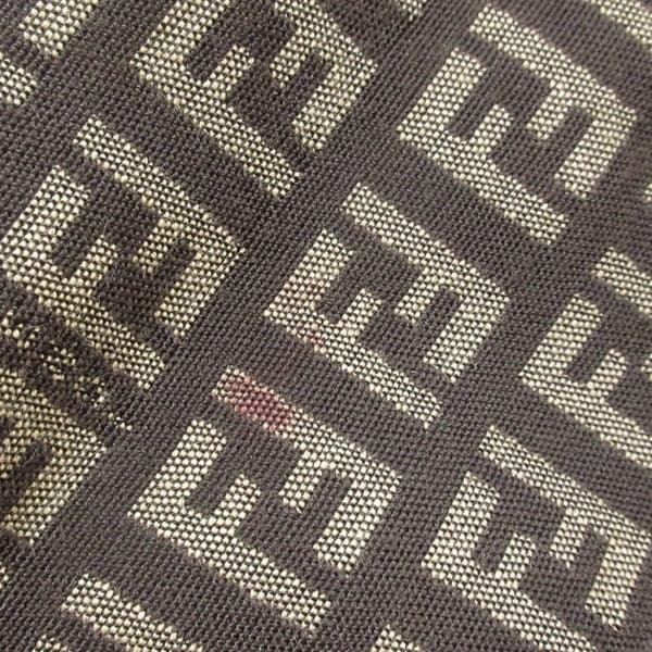 Pre-owned Fendi Zucchino Crossbody Brown