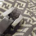 Miniatyrbild 9 av 10: Pre-owned Fendi Zucchino Crossbody Brown