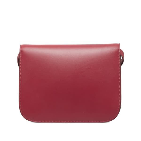 Pre-owned Celine Medium Calfskin Classic Box Pink