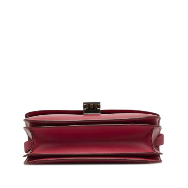 Pre-owned Celine Medium Calfskin Classic Box Pink