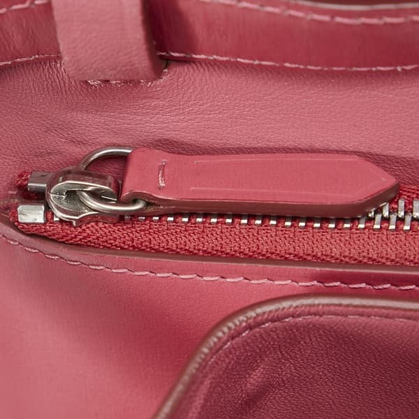 Pre-owned Celine Medium Calfskin Classic Box Pink