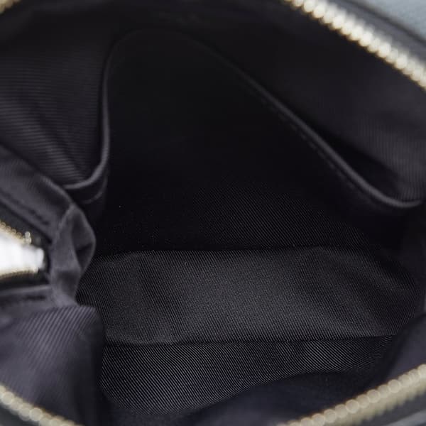 Pre-owned Louis Vuitton Damier Graphite Renaissance Map Danube Slim PM Black