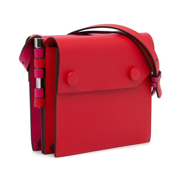Pre-owned Hermès Evercolor Twins Red