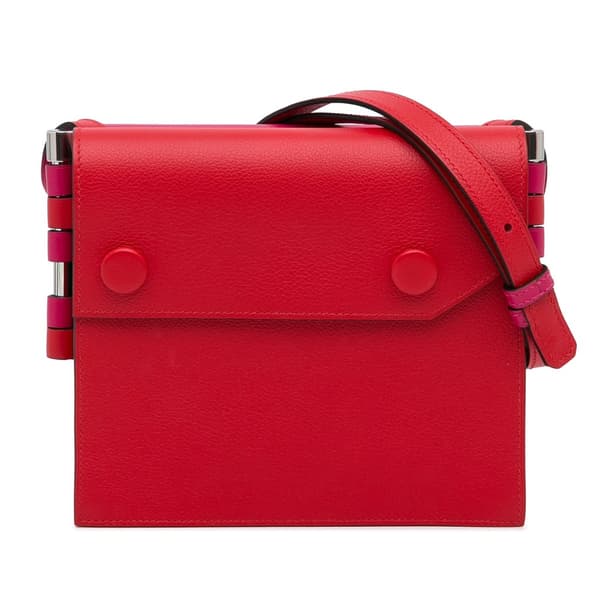 Pre-owned Hermès Evercolor Twins Red