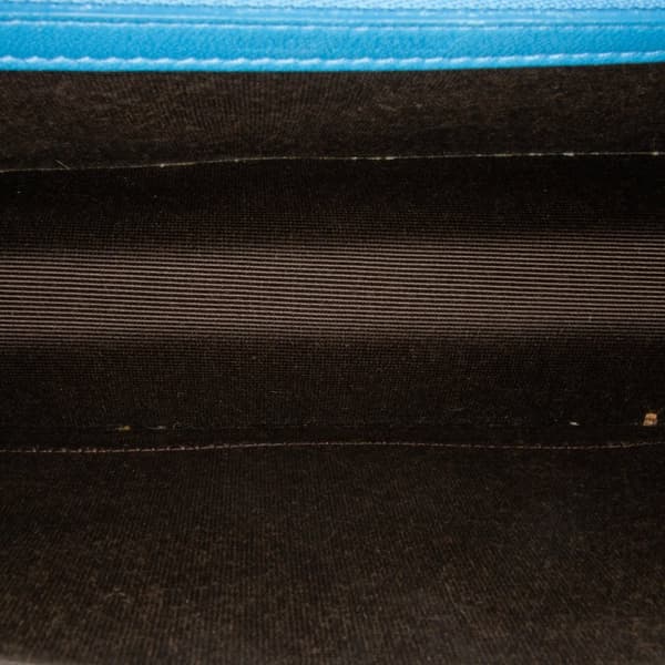 Pre-owned Dior Medium Diorama Flap Blue