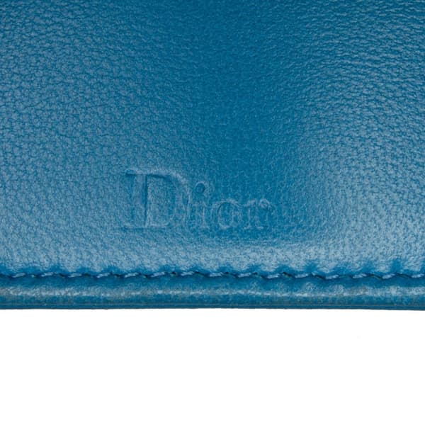 Pre-owned Dior Medium Diorama Flap Blue