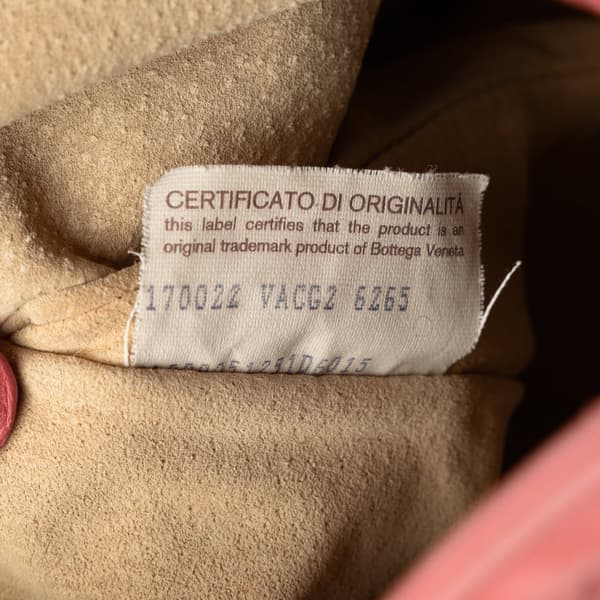 Pre-owned Bottega Veneta Intrecciato Crossbody Pink