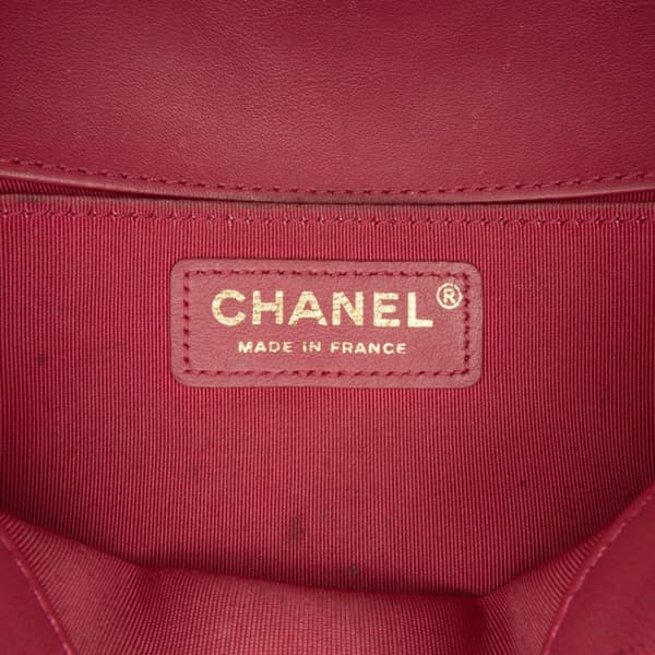 Pre-owned Chanel Small Tweed Boy Bag Pink