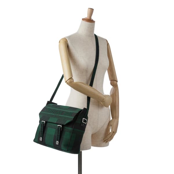 Pre-owned Dior Diorcamp Messenger Bag Green