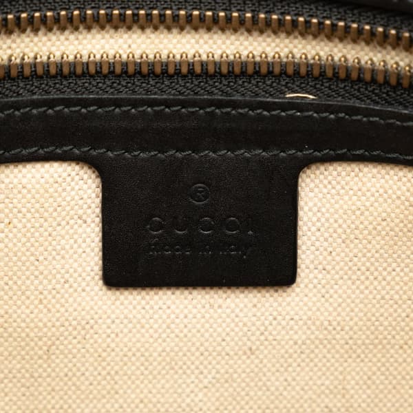 Pre-owned Gucci GG Supreme Angry Cat Crossbody Bag Brown