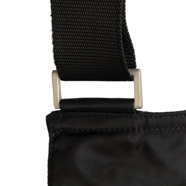 Pre-owned Prada Tessuto Zip Top Crossbody Black