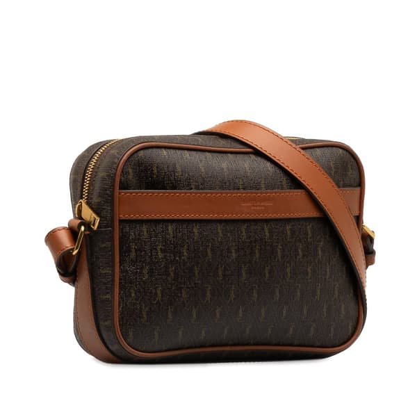 Pre-owned Saint Laurent Le Monogramme Camera Bag Brown