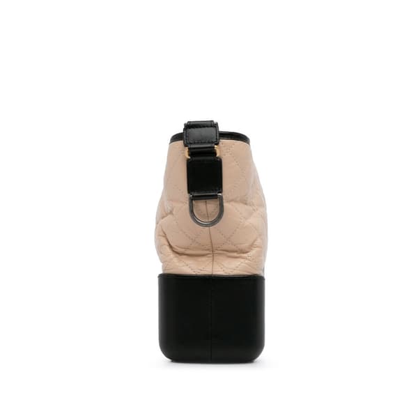 Pre-owned Chanel Medium Bicolor Lambskin Gabrielle Crossbody Brown