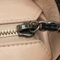 Miniatyrbild 9 av 10: Pre-owned Chanel Medium Bicolor Lambskin Gabrielle Crossbody Brown