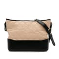 Miniatyrbild 1 av 10: Pre-owned Chanel Medium Bicolor Lambskin Gabrielle Crossbody Brown