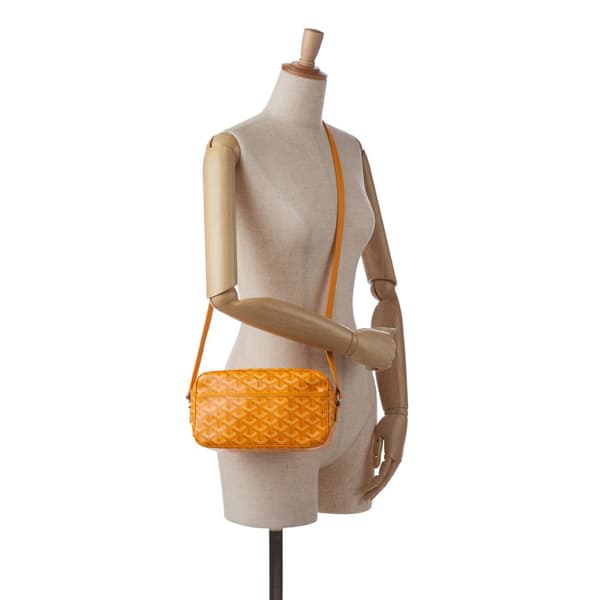 Pre-owned Goyard Goyardine Sac Cap Vert Yellow