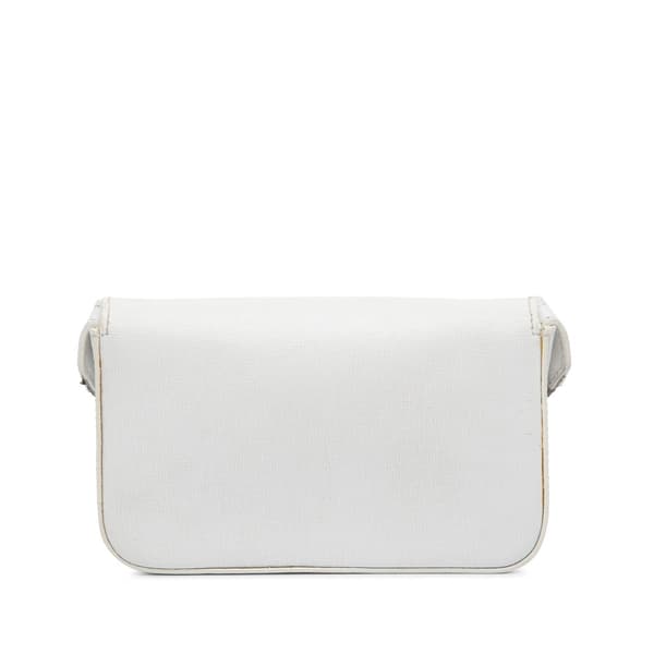 Pre-owned Off-White Leather Crossbody bag White