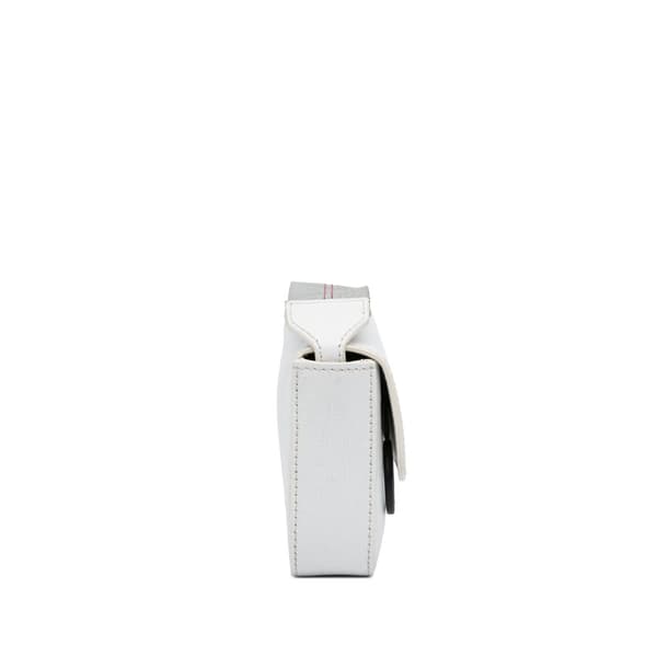 Pre-owned Off-White Leather Crossbody bag White
