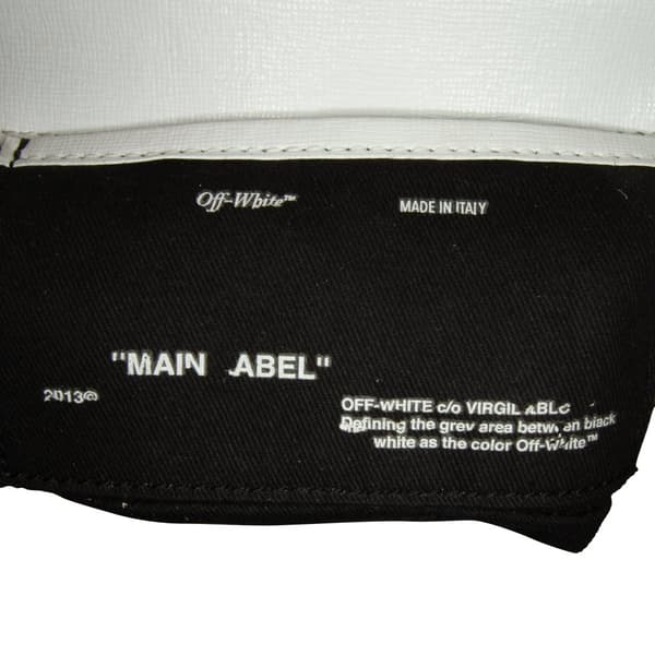 Pre-owned Off-White Leather Crossbody bag White