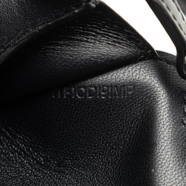 Pre-owned Burberry Olympia Micro Tartan Nylon and Leather Crossbody Black