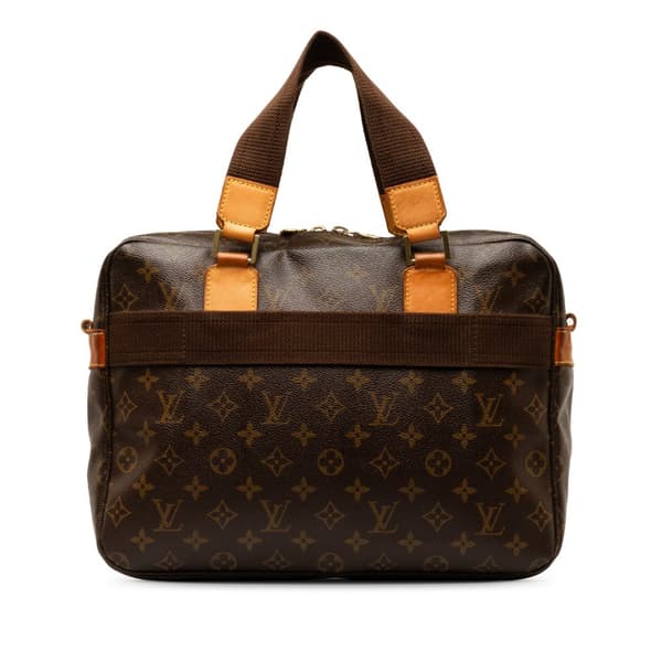 Pre-owned Louis Vuitton Monogram Sac Bosphore Brown