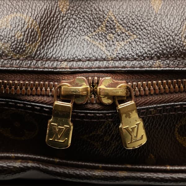 Pre-owned Louis Vuitton Monogram Sac Bosphore Brown