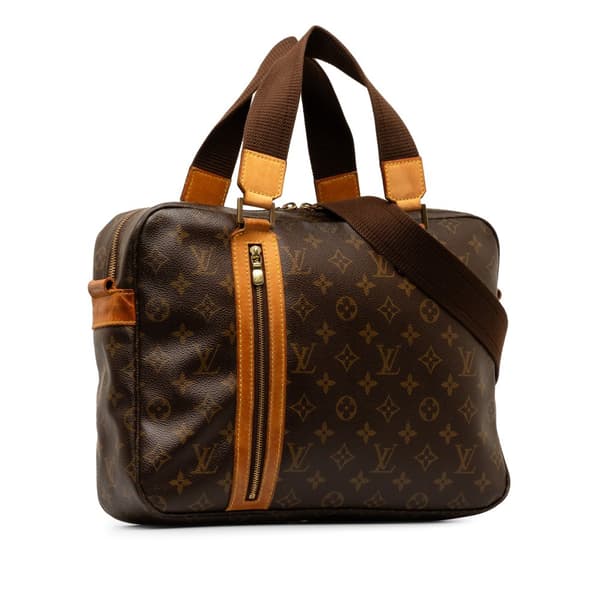 Pre-owned Louis Vuitton Monogram Sac Bosphore Brown