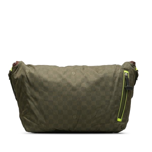 Pre-owned Louis Vuitton Damier Challenge Messenger Bag Green