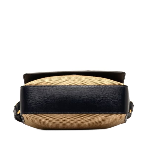 Pre-owned Gucci Horsebit 1955 Flap Pocket Camera Bag Brown