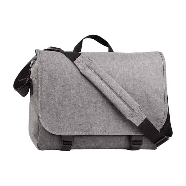 Bagbase Two Tone Laptop Bag Grey Marl One Size