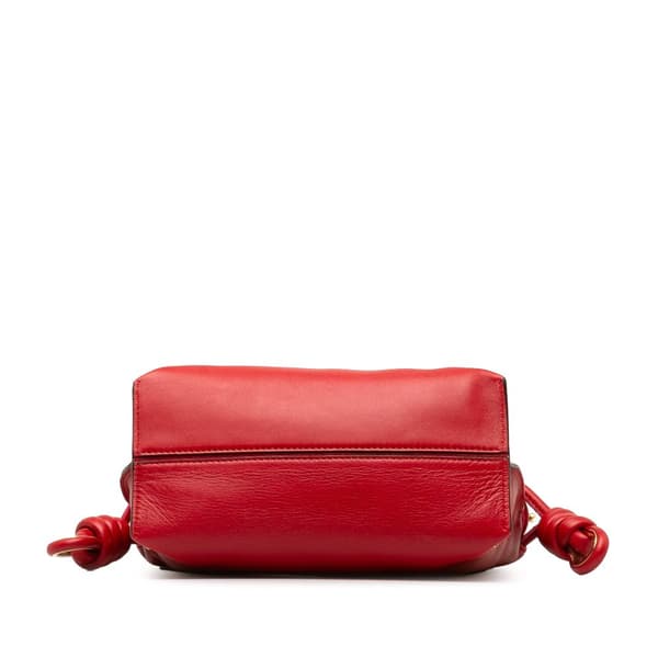 Pre-owned LOEWE Small Flamenco Knot Red