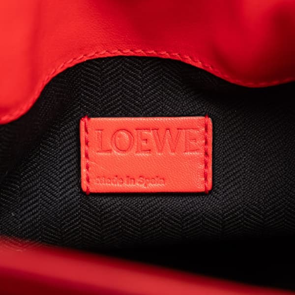 Pre-owned LOEWE Small Flamenco Knot Red