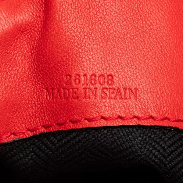 Pre-owned LOEWE Small Flamenco Knot Red